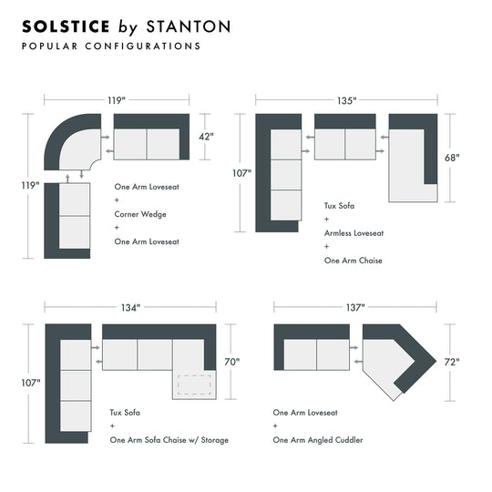 Solstice Custom Sofa / Sectional - Whats New Furniture - Portland, Oregon