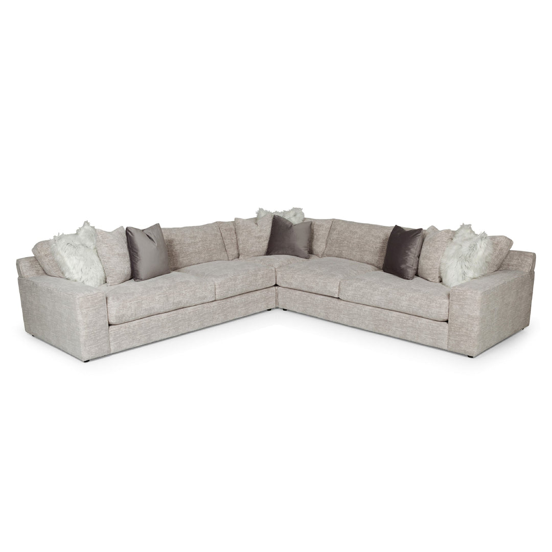 Stellar Custom Sofa / Sectional sectional front view - custom sofa sectional by Stanton - Whats New Furniture Portland OR
