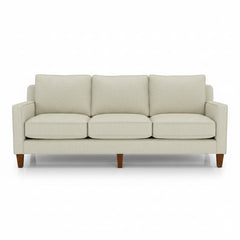 Summit Custom Sofa in Dominator Oatmeal warm beige fabric