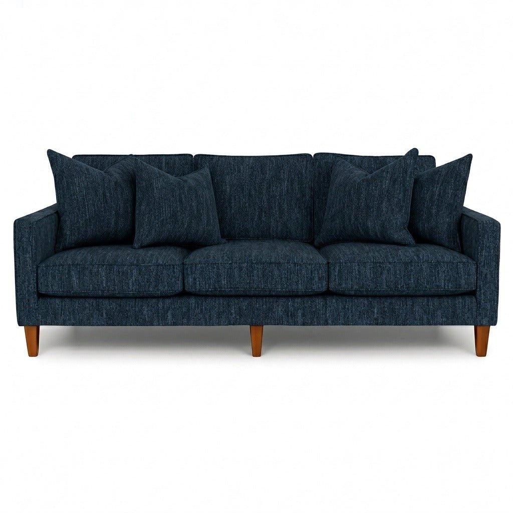 Summit Sofa in Lush Marine configuration shot - low-profile contemporary sofa by Stanton - Whats New Furniture Portland OR
