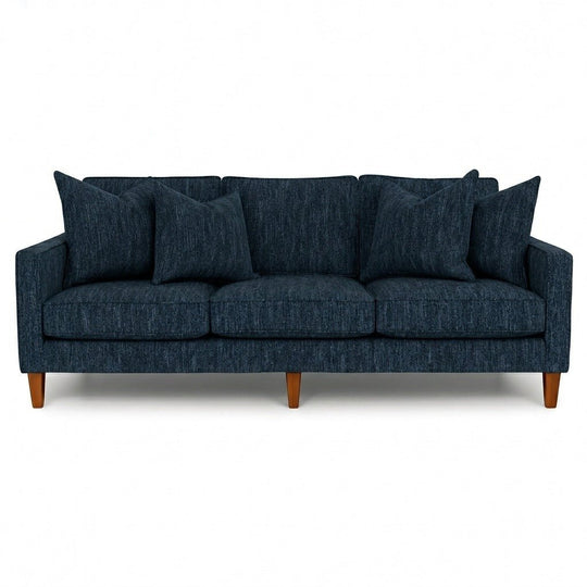 Summit Sofa in Lush Marine configuration shot - low-profile contemporary sofa by Stanton - Whats New Furniture Portland OR