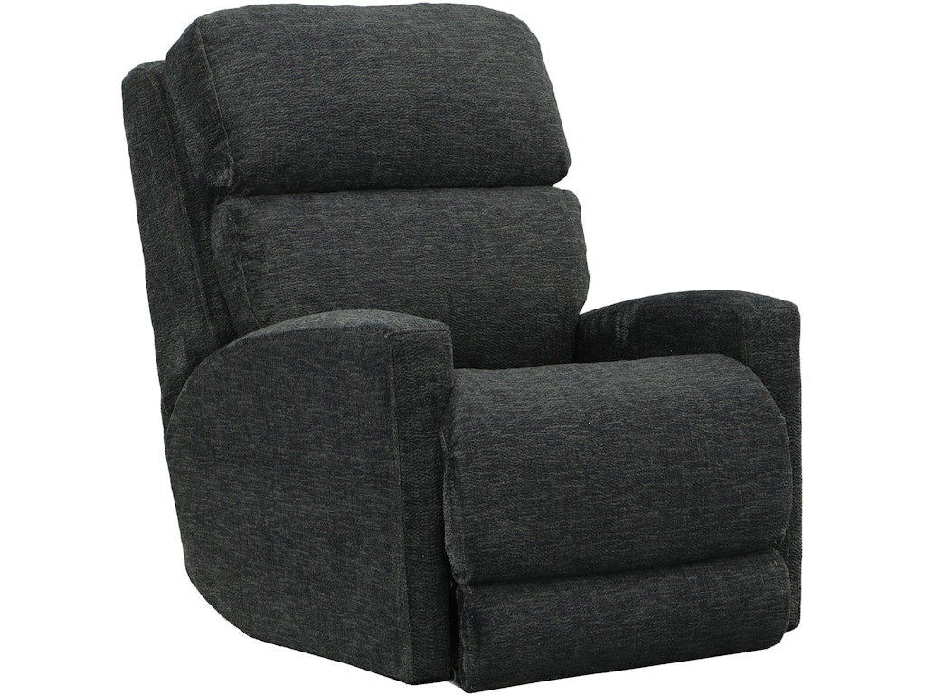 Stanton Thurman power lift recliner in Polar Midnight, Oregon-made, at What&