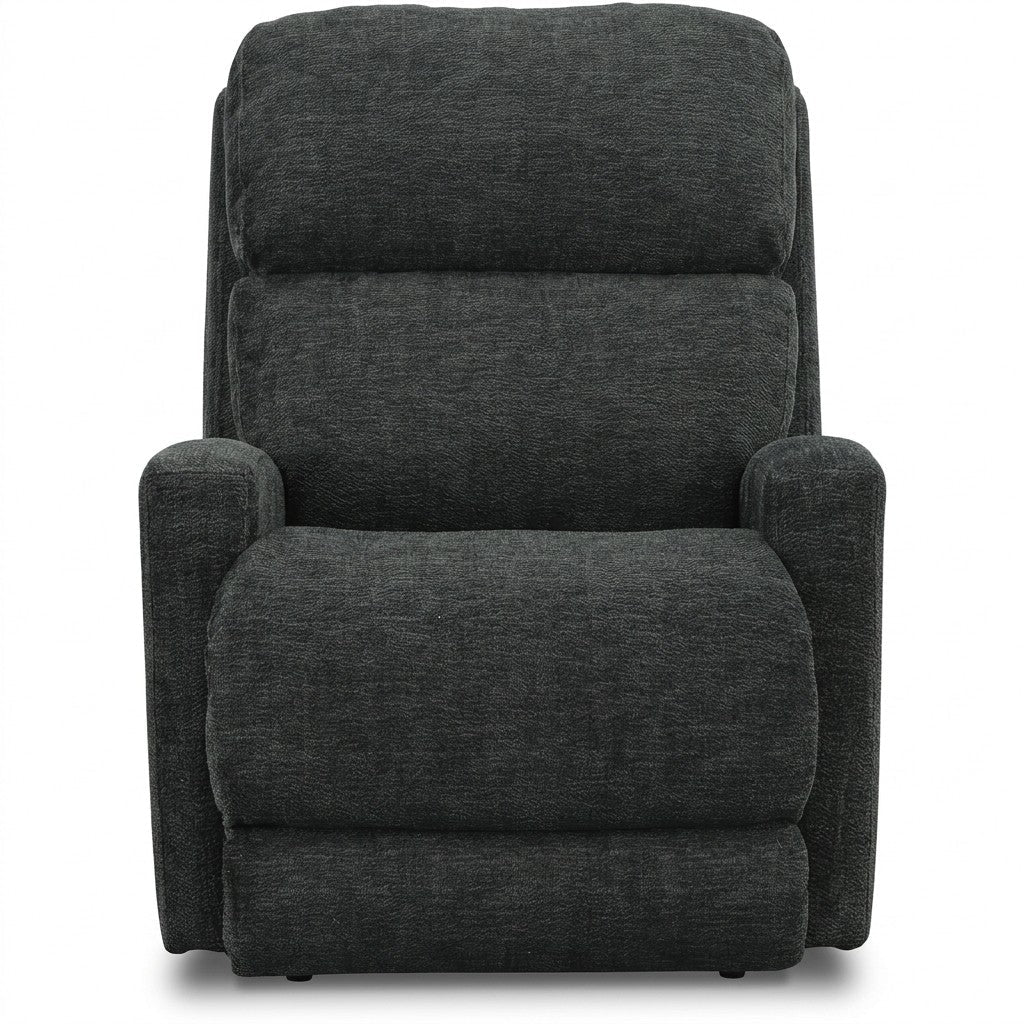 Thurman Power Lift Recliner by Stanton in Polar Midnight — Oregon-made studio product photo — What's New Furniture Portland