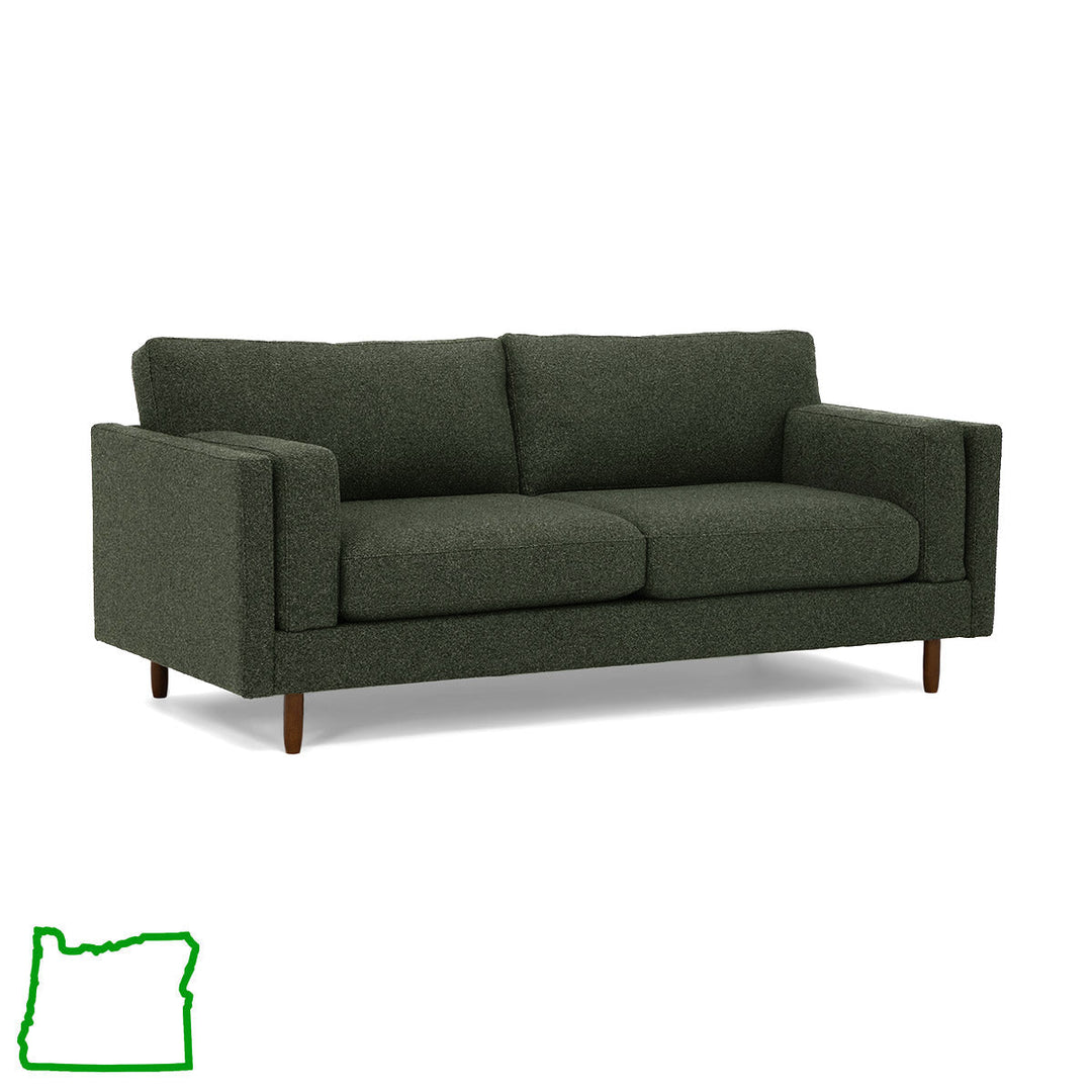 Timber Sofa in Rio Spinach - Whats New Furniture - Portland, Oregon
