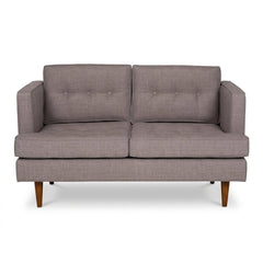 Urban Loveseat in Bennett Marmalade detail view - apartment-scale fabric loveseat by Stanton - Whats New Furniture Portland OR