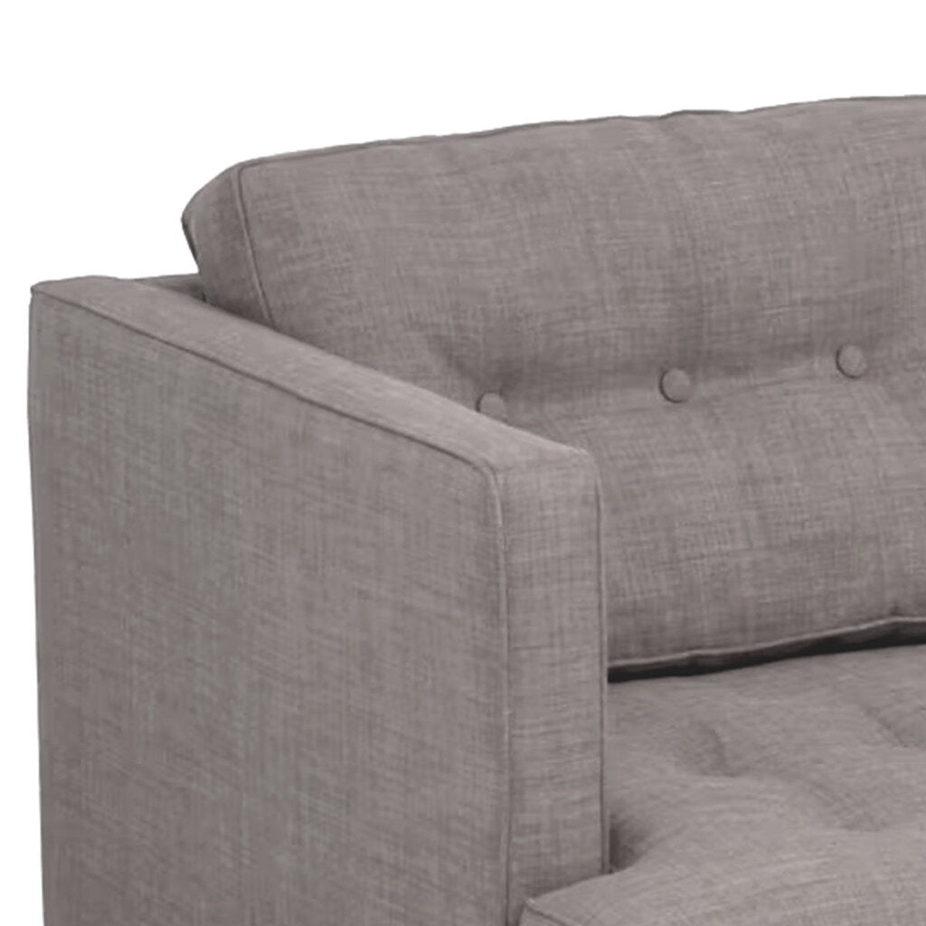 Urban Sofa in Bennett Praline detail view - Oregon-made fabric sofa by Stanton - Whats New Furniture Portland OR
