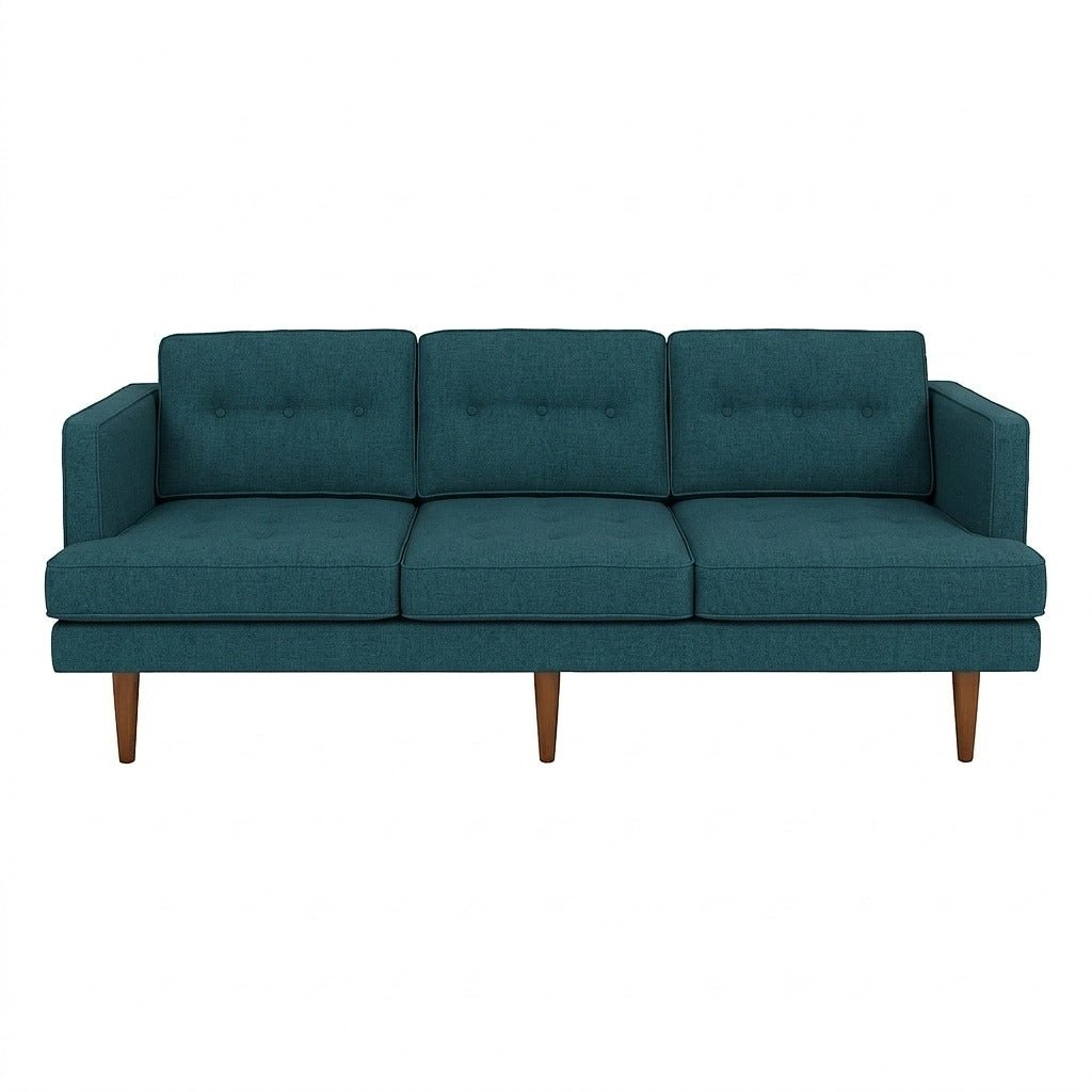 Urban Sofa in Triumph Copper alternate angle - Oregon-made fabric sofa by Stanton - Whats New Furniture Portland OR