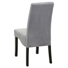 Stanton Velvet Upholstered Dining Side Chair Grey (Set of 2) - What&
