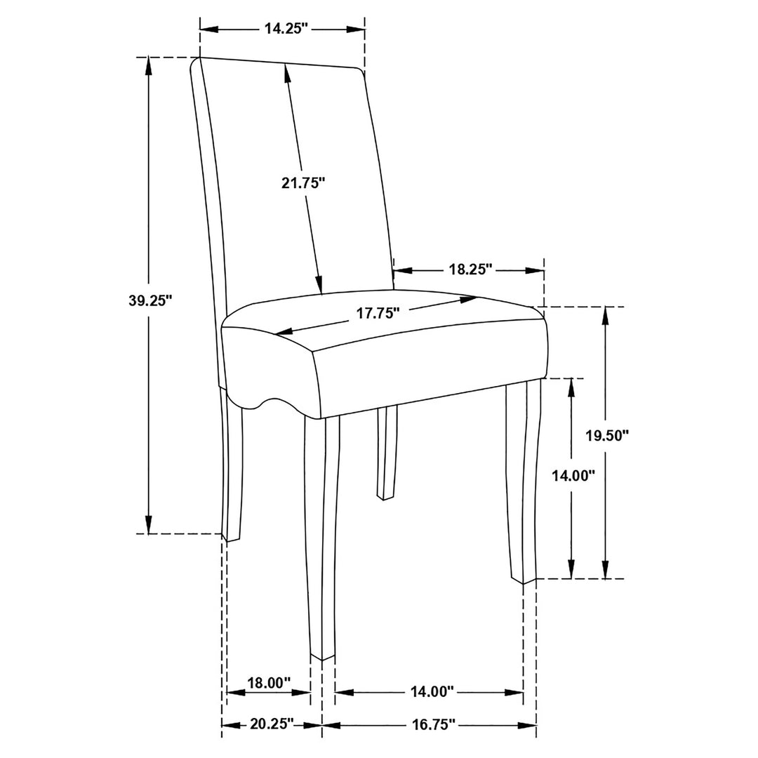 Stanton Velvet Upholstered Dining Side Chair Grey (Set of 2) - What&