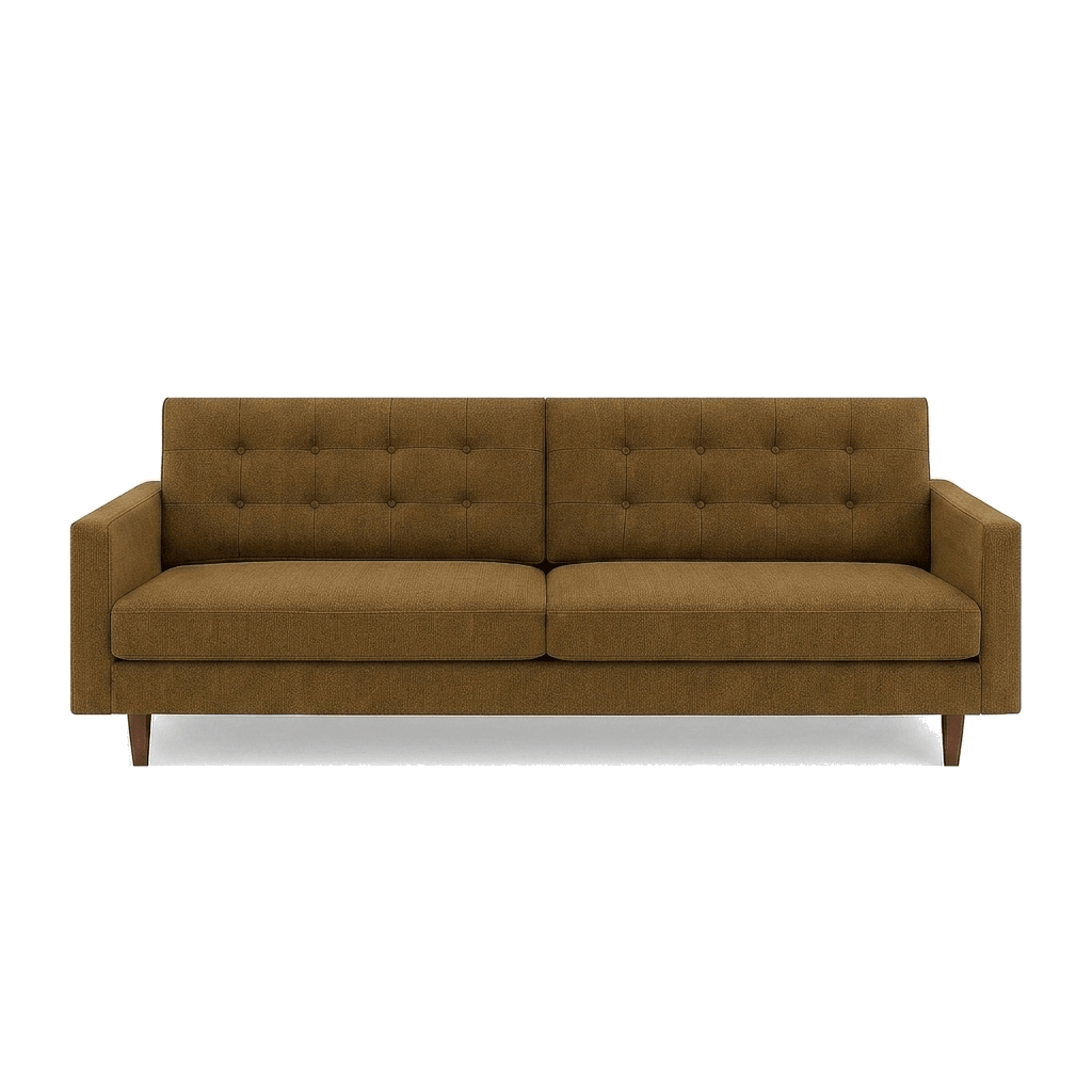 Vogue Modern Sofa in Zayn Bronze - mid-century modern sofa by Stanton - Whats New Furniture Portland OR