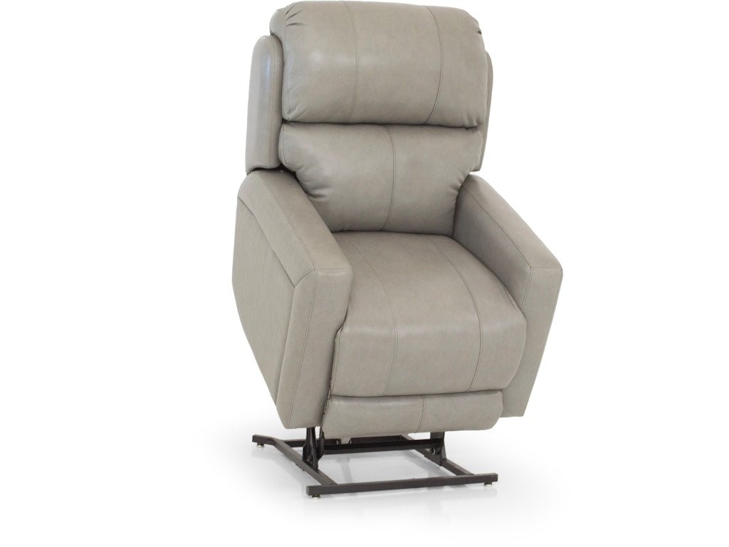 Stanton Willamette power lift recliner in Sidekick Grey, Oregon-made, at What&