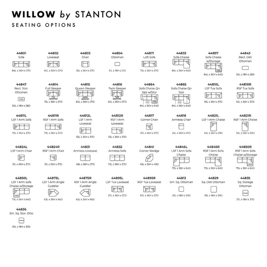 Willow Custom Sofa Bed - Whats New Furniture - Portland, Oregon