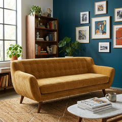 Stark Sofa - side angle - mid-century modern sofas - Whats New Furniture Portland OR