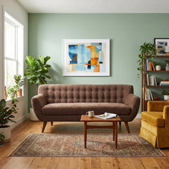 Stark Sofa - leg detail - mid-century modern sofas - Whats New Furniture Portland OR