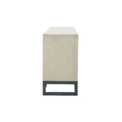 Starlight Sideboard in White Washed back view - oak sideboard by LH Imports - Whats New Furniture Portland OR