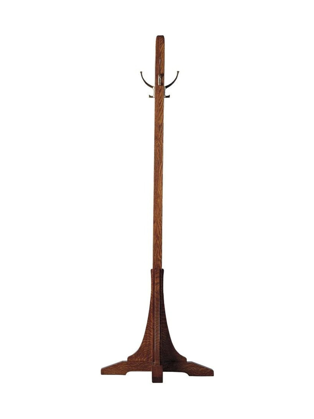 stickley-oak-brass-coat-rack-portland