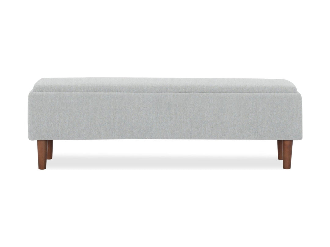Stockton Storage Bench in Nosh Kit - upholstered storage bench private label - Whats New Furniture Portland OR