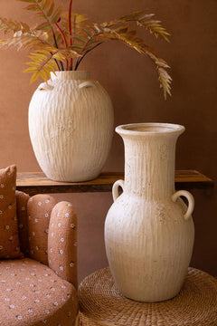 Stone Composite Urn with Four Handles by Kalalou - alternate product view 4