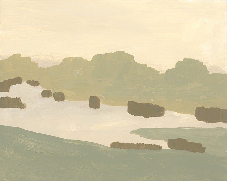 Tonal Topographies I Canvas Wall Art, 30" x 24" by Studio Select Art - product view - Whats New Furniture Portland OR