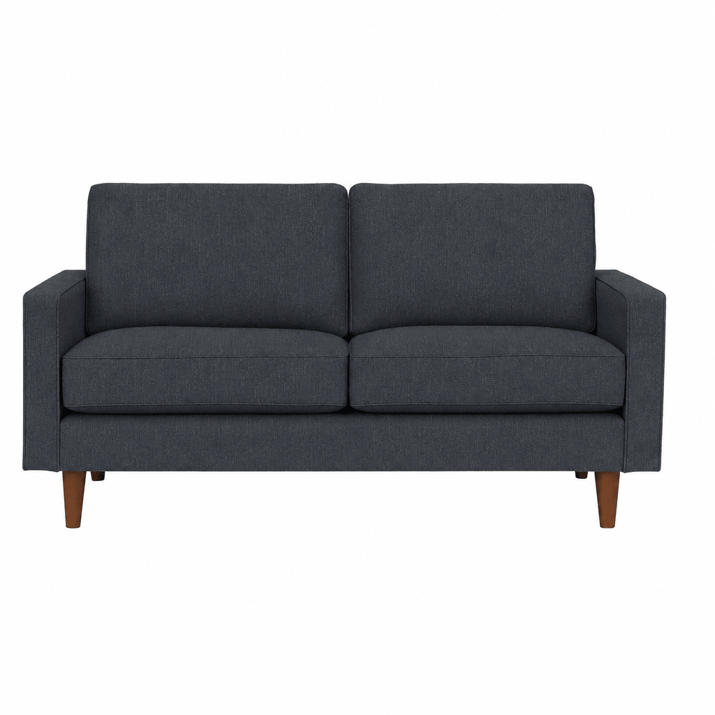 Adel Apartment Sofa in Fairfax Eclipse front view - apartment sofa by Stylus - Whats New Furniture Portland OR