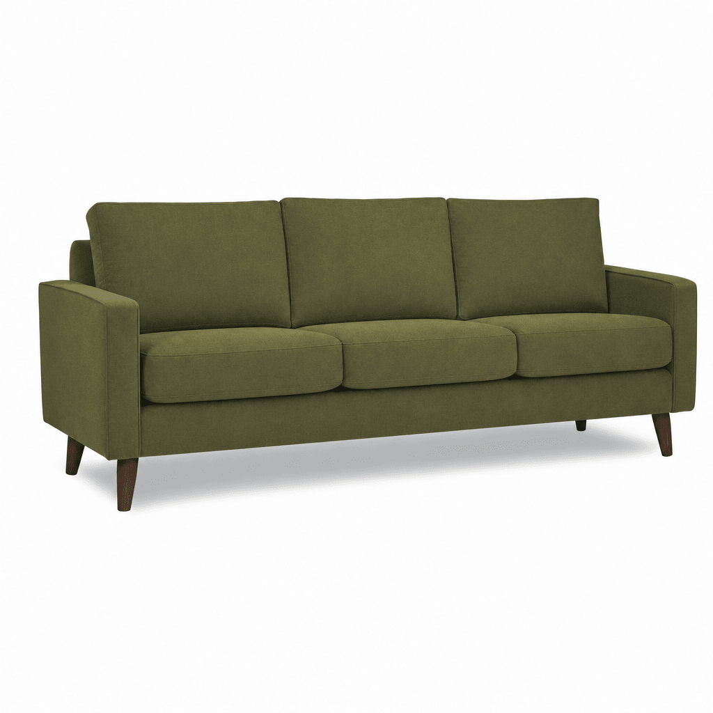 Adel Apartment Sofa in Toscana Forest front view - sofa by Stylus - Whats New Furniture Portland OR