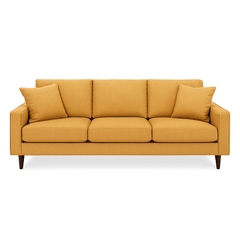 Adel Sofa in Entice Honey variant front view - Pacific Northwest sofa by Stylus - Whats New Furniture Portland OR
