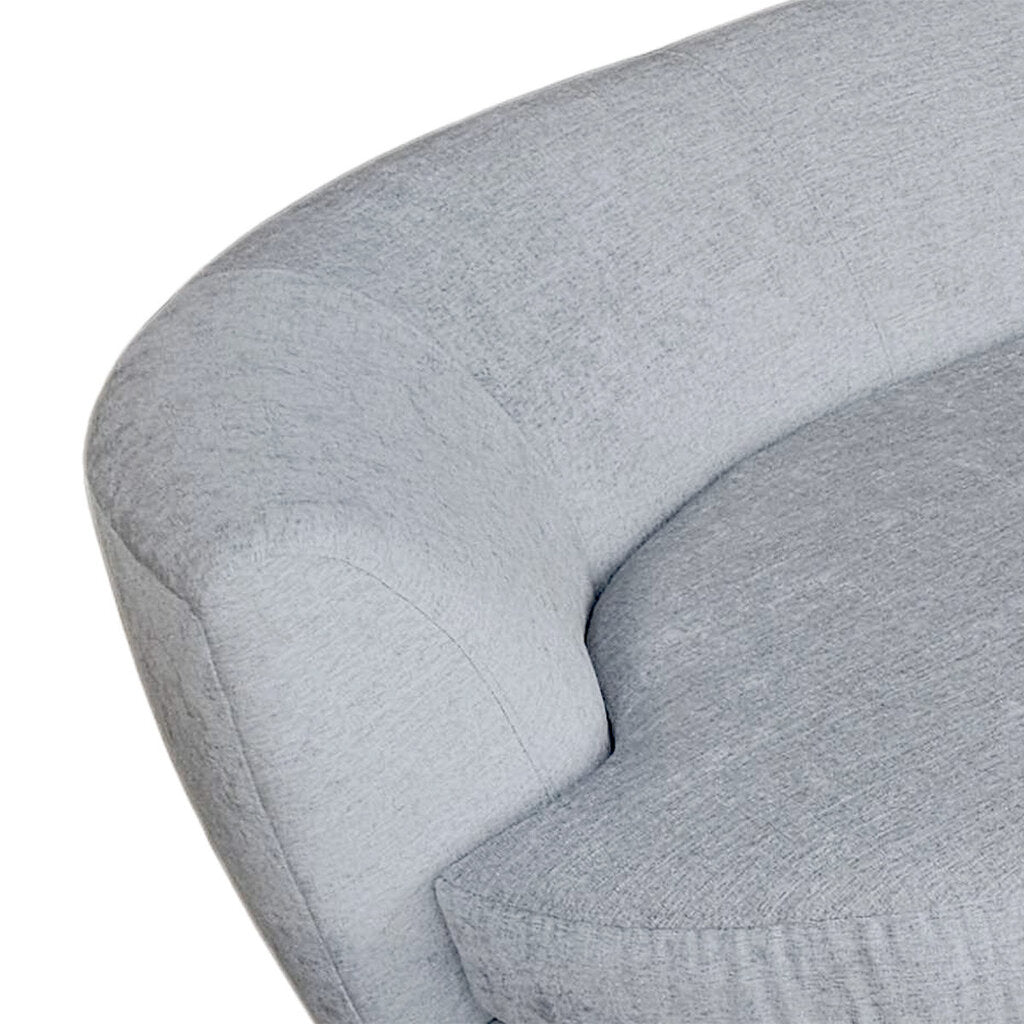 Andina Curved Sectional in Platinum - Whats New Furniture - Portland, Oregon