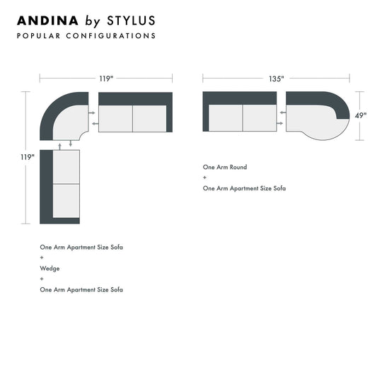 Andina Custom Sofa / Sectional - Whats New Furniture - Portland, Oregon