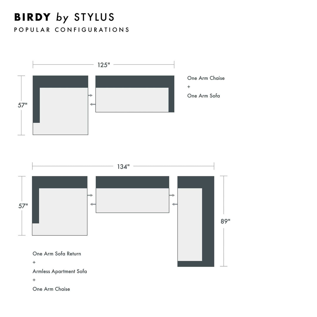 Birdy Custom Sofa / Sectional - Whats New Furniture - Portland, Oregon