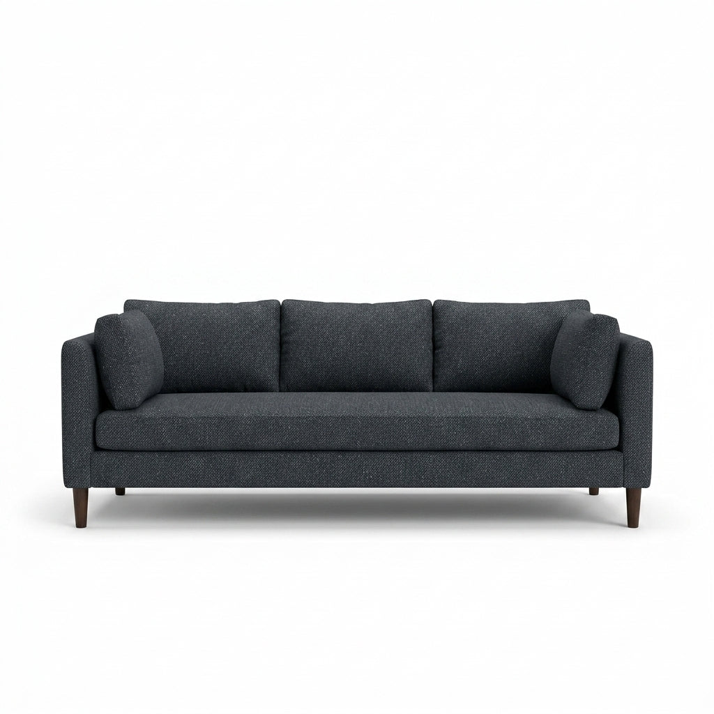 Birdy Sofa in Fairfax Eclipse front view - sofa by Stylus - Whats New Furniture Portland OR