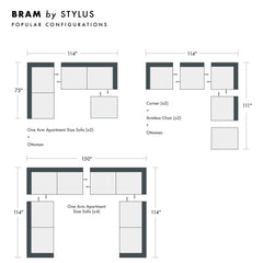 Bram Custom Sofa / Sectional - Whats New Furniture - Portland, Oregon