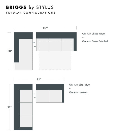 Briggs Custom Sofa Bed - Whats New Furniture - Portland, Oregon