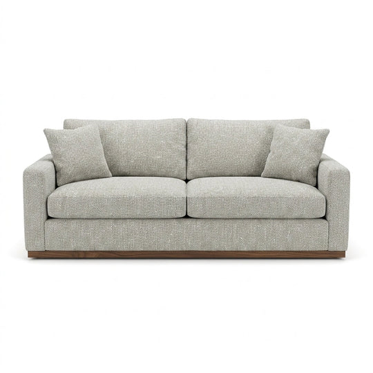Byron Sofa in Gellar Marble front view - fabric sofa by Stylus - Whats New Furniture Portland OR