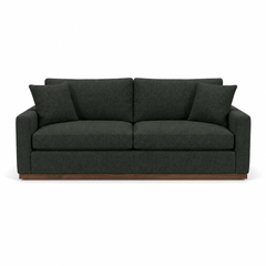Byron Sofa in Nexus Arbor front view - fabric sofa by Stylus - Whats New Furniture Portland OR