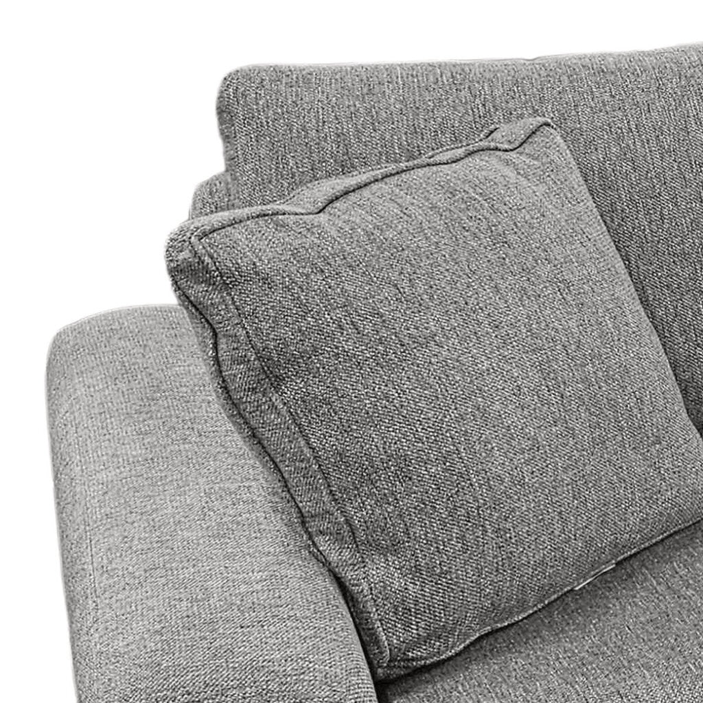 Cannon Queen Sleeper in Pewter fabric detail - Pacific Northwest queen sleeper sofa by Stylus - Whats New Furniture Portland OR
