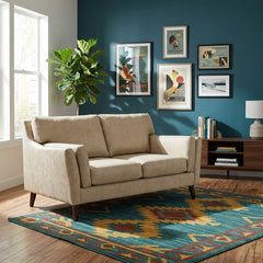Connor Sofa in Prelude Ink room setting - Pacific Northwest sofa by Stylus - Whats New Furniture Portland OR