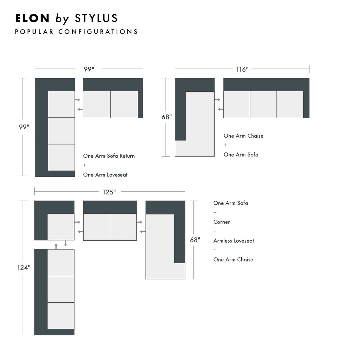 Elon Custom Sofa / Sectional - Whats New Furniture - Portland, Oregon