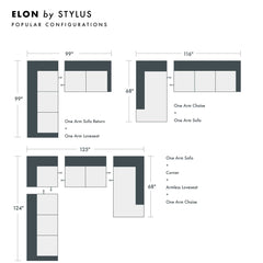Elon Custom Sofa / Sectional - Whats New Furniture - Portland, Oregon