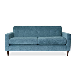 Elroy Apartment Sofa in Nile Ocean - apartment-scale custom fabric sofa by Stylus - Whats New Furniture Portland OR