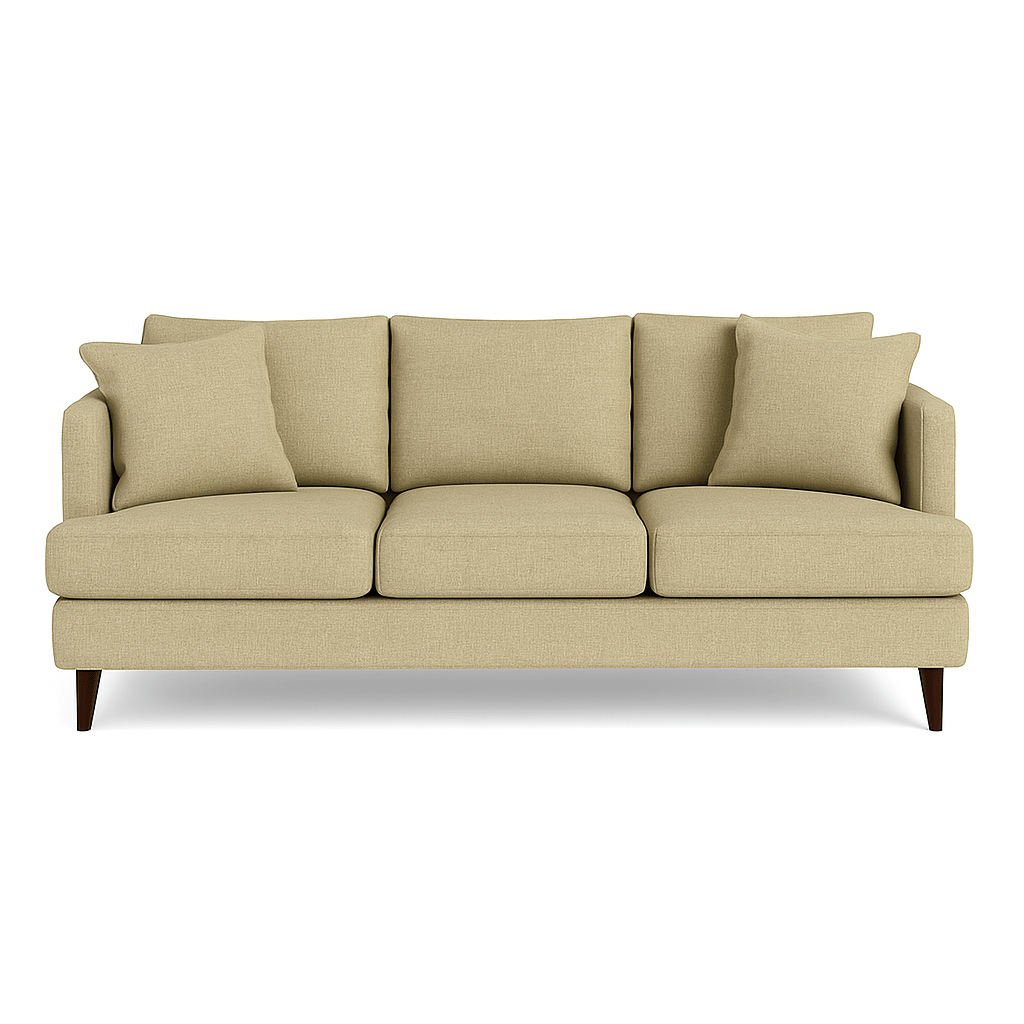 Enya Contemporary Sofa in Sandstone - Whats New Furniture - Portland, Oregon