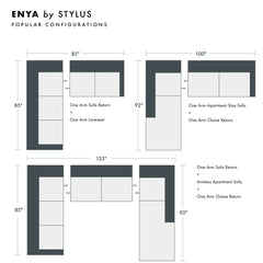 Enya Custom Sofa / Sectional - Whats New Furniture - Portland, Oregon