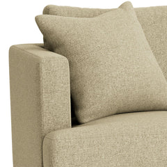 Enya Contemporary Sofa in Element Sandstone variant fabric swatch - Pacific Northwest sofa by Stylus - Whats New Furniture Portland OR