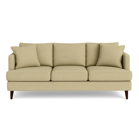 Enya Contemporary Sofa in Sandstone