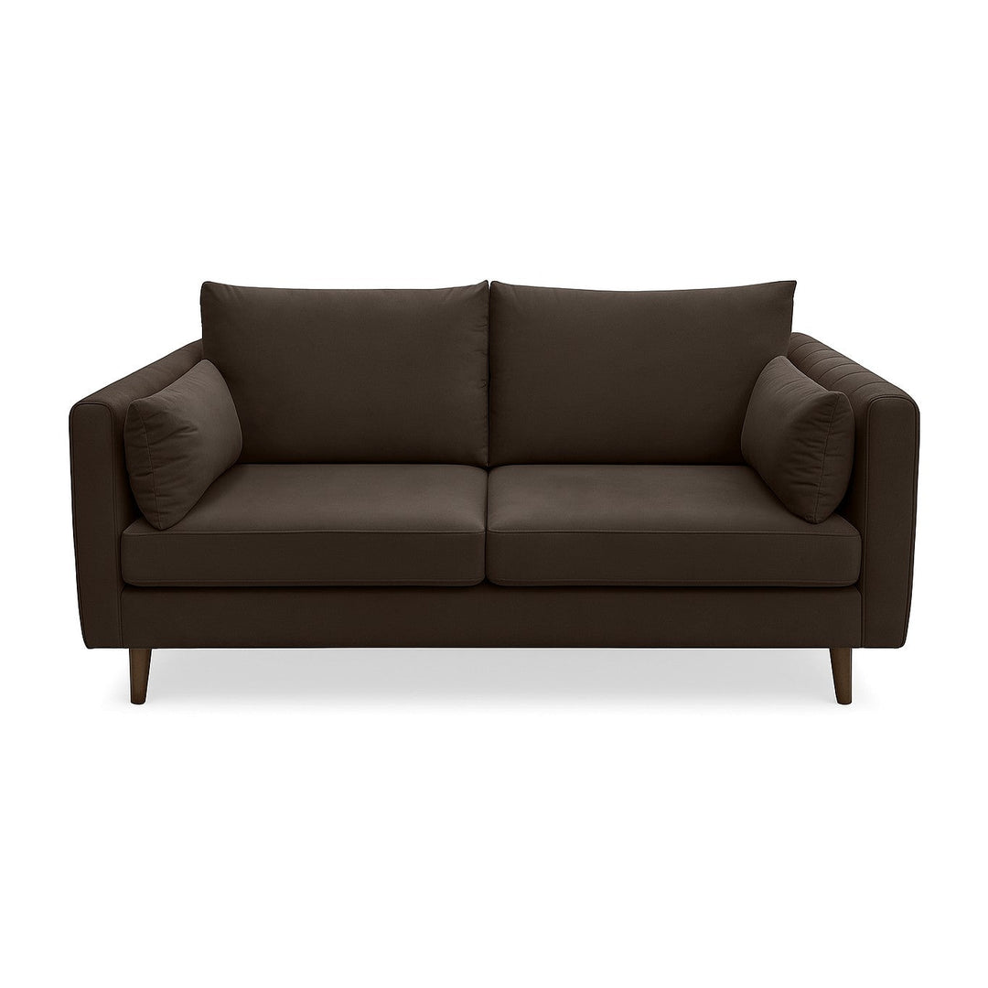 Fitz Apartment Sofa in Chocolate - Whats New Furniture - Portland, Oregon