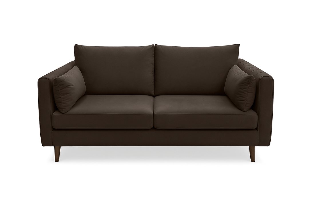 Fitz Apartment Sofa in Chocolate - Whats New Furniture - Portland, Oregon