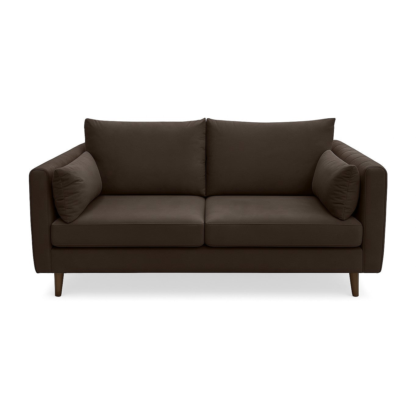 Fitz Apartment Sofa in Chocolate - Pacific Northwest apartment sofa by Stylus - Whats New Furniture Portland OR