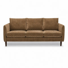 Fitz Modern Sofa in Serenity Brindle - mid-century channel-arm sofa by Stylus - Whats New Furniture Portland OR