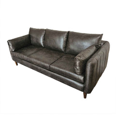 Fitz Modern Sofa in Steel side angle - Pacific Northwest sofa by Stylus - Whats New Furniture Portland OR