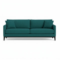 Inga Sofa in Merit Teal variant front view - Pacific Northwest sofa by Stylus - Whats New Furniture Portland OR
