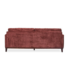 Inga Sofa in Rust back view - Pacific Northwest sofa by Stylus - Whats New Furniture Portland OR